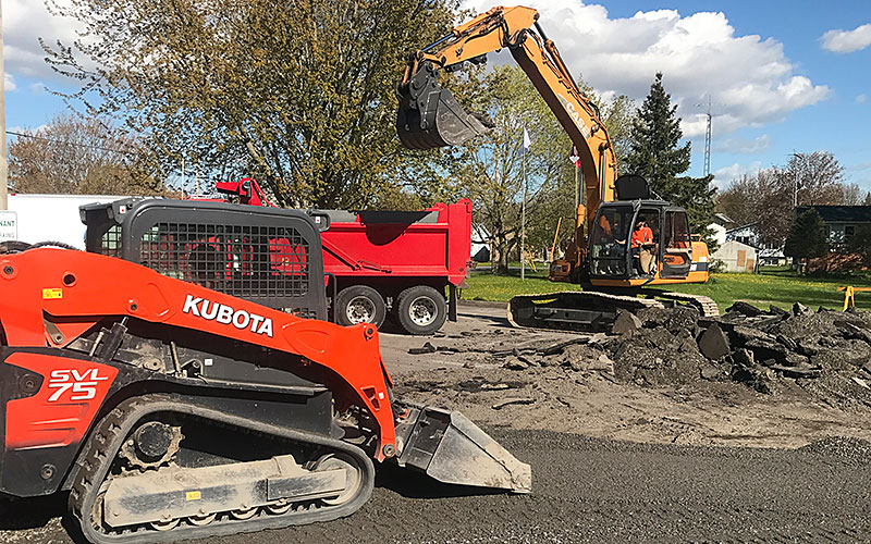 HB contracting commercial paving asphalt repairs